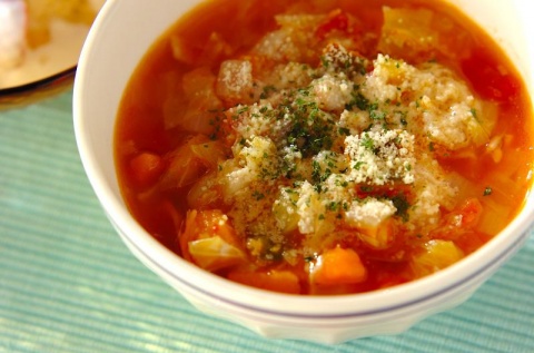低カロリースロークッカーミネストローネスープのレシピ