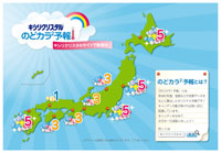 “のどの乾燥予報”がスタート