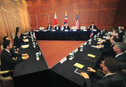 北朝鮮対応で日米韓が高官協議 ミサイル発射後初