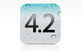 iOS��4.2�ɃA�b�v�f�[�g�A�A�b�v���S���҂���� 