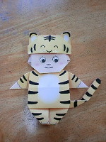 虎のきぐるみキユーピー