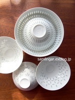 夏に買い足した、Arabiaの繊細な器