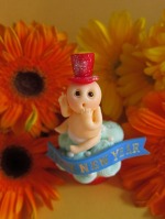New Year Baby Cupcake Topper
