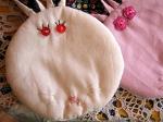 ☆ふわふわうさぎさんコースター☆