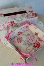 ティッシュBOX＆リボントレー