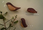 木製の動物マグネット