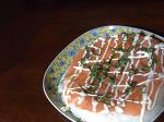 スモークサーモンのケーキ寿司