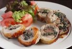 チキンロールのオーブン焼き