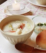 酒粕と白菜の淡雪クリームシチュー