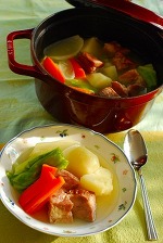 ほっこり♪野菜たっぷり☆ストウブ鍋の塩豚