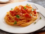 濃厚♪海老のトマトクリームパスタ