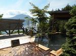湖の見える「丸駒温泉」＠北海道