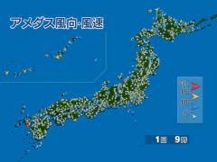 アメダス風向・風速