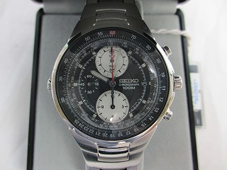 【訳あり商品】エキポン Facebook 1,000いいね！突破記念価格　SEIKO 『SND 7T92』 ブラック　参考価格28,140円が7,280円！【送料込】