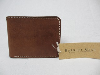 【訳あり商品】エキポン Facebook 1,000いいね！突破記念価格　『HAROLD'S GEAR サドルハーフウォレット ブラウン』 参考価格23,100円が6,184円！ 【送料込】