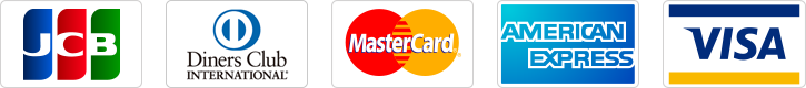 VISA,JCB,AMERICAN EXPRESS,Diners Club