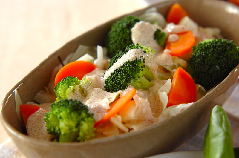 温野菜サラダ【E・レシピ】料理のプロが作る簡単レシピ/2012.01.30公開のレシピです。