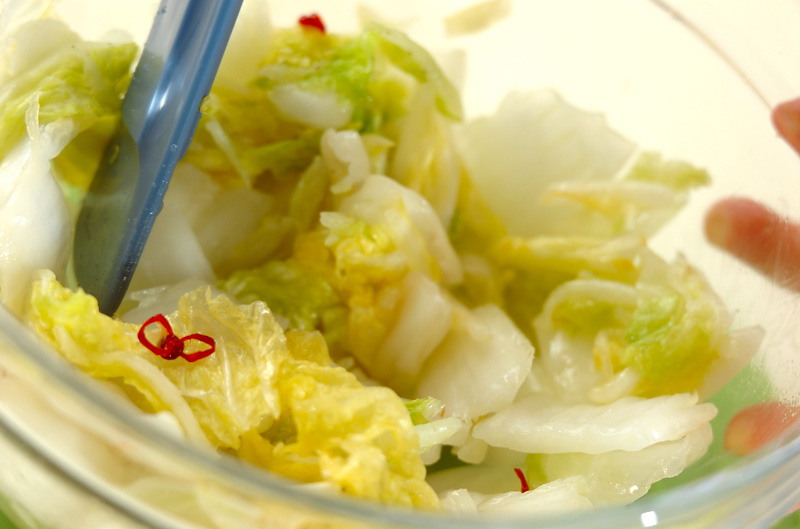 中華風白菜漬け【E・レシピ】料理のプロが作る簡単レシピ/2012.11.01公開のレシピです。