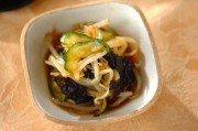 モヤシとキュウリの海苔和え