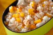 パプリカとツナのサラダご飯