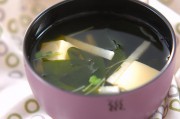 卵豆腐のお吸い物