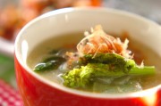 菜の花と大根のみそ汁