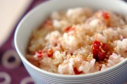 天かす入り梅ご飯