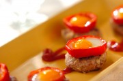ピーマンリングのミニハンバーグ