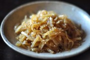 大根の皮のきんぴら