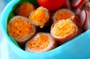 豚肉のニンジン巻き
