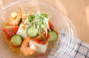 豆腐のサラダ
