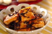 豆腐の塩昆布炒め