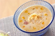 冷製コーンミルクスープ