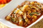 ご飯が止まらない!簡単ピリ辛麻婆白菜