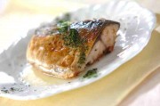 サバのレモンバター焼き