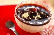 豆乳パンナコッタ~黒みつきな粉かけ~