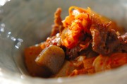 大根とすじ肉の煮込みコリアン風