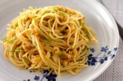 ネギと天かすの和えパスタ
