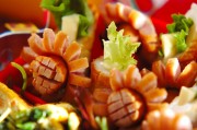 お弁当が華やかに!お花のウインナー
