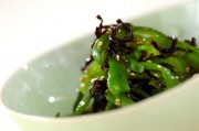 簡単副菜!ピーマンの塩昆布炒め