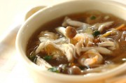 キノコの春雨スープ煮