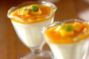 ヨーグルトブランマンジェ～マンゴーソース～