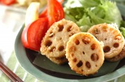 簡単ジューシー!レンコンの挽肉はさみ揚げ