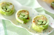 キャベツの巻き巻き甘酢