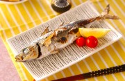 アジの塩焼き