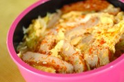 さつま揚げの卵とじ丼