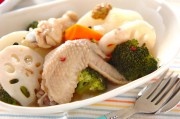 チキンと根菜のスープ煮