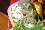 キュウリとカニのマヨサラダ