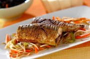 サンマのカレー風味焼き