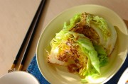 焼きキャベツのオイマヨソースがけ